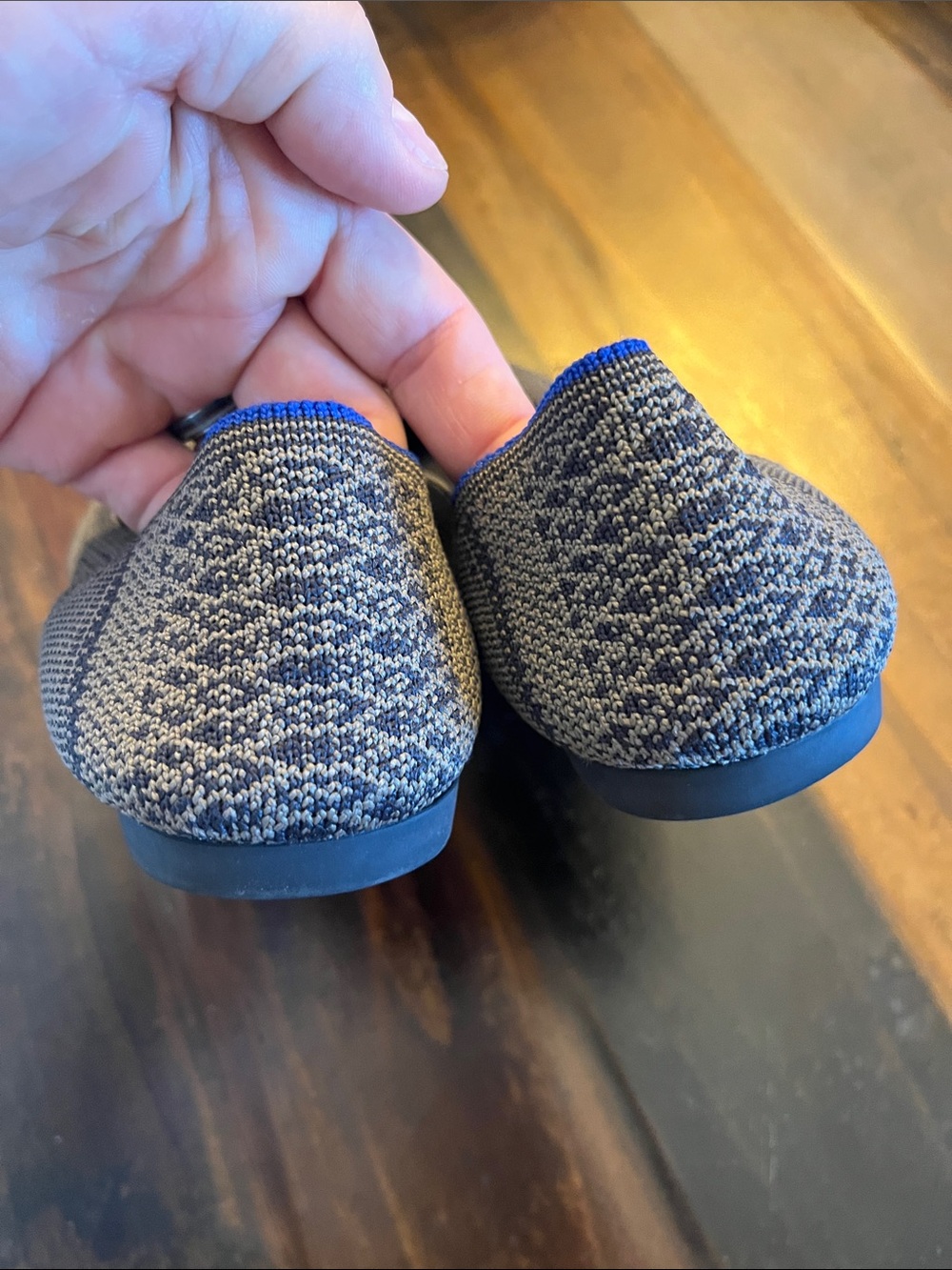 Rothy’s Walnut Python pointed flats - Picture 4 of 13